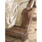 New Lou Louie P's Queen Sleigh Bed 07175B 07176B detail