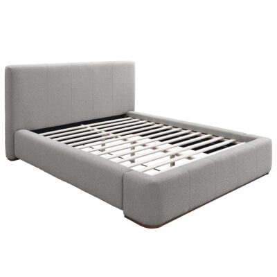 Harrod 60" Queen Platform Bed in Mushroom