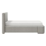 Harrod 60" Queen Platform Bed in Mushroom 101-078Q-MSH 101 078Q MSH 3