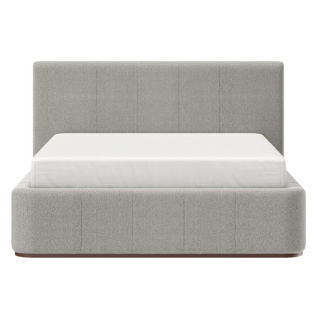 Harrod 60" Queen Platform Bed in Mushroom - Image 5