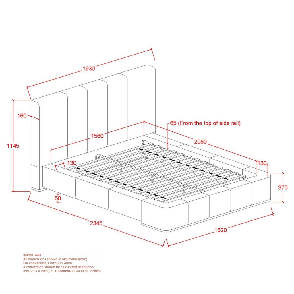 Harrod 60" Queen Platform Bed in Mushroom - Image 8