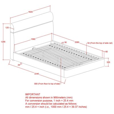 Aniza 60" Queen Platform Bed with Drawer in Brown 101-156Q-BRN 101 156Q BRN LD