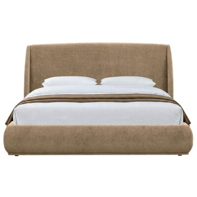Ursula 78" King Platform Bed in Dark Beige 101-166K-DBG 101 166K DBG 4