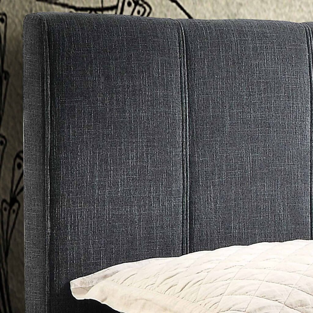 Rimo 78" King Platform Bed in Grey - Image 3