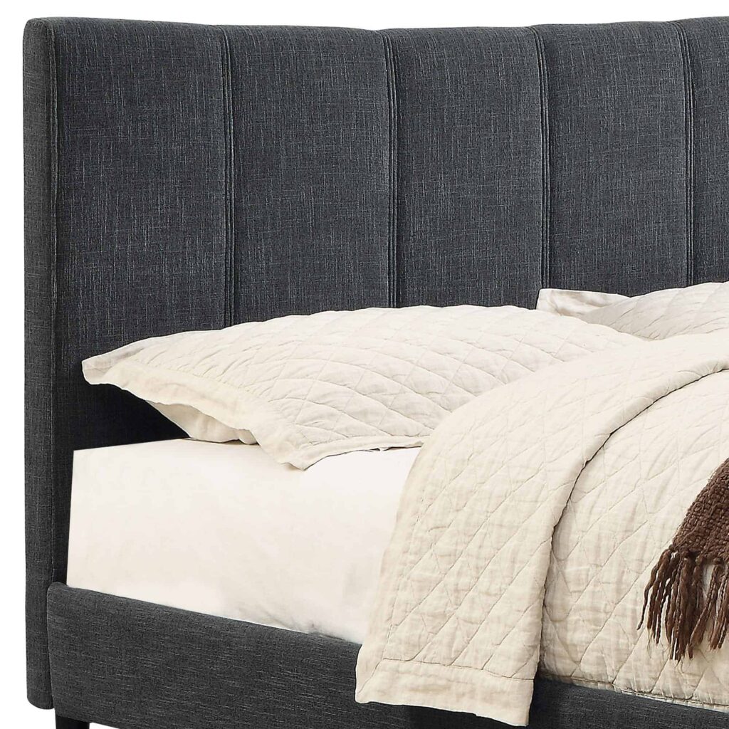 Rimo 78" King Platform Bed in Grey - Image 6
