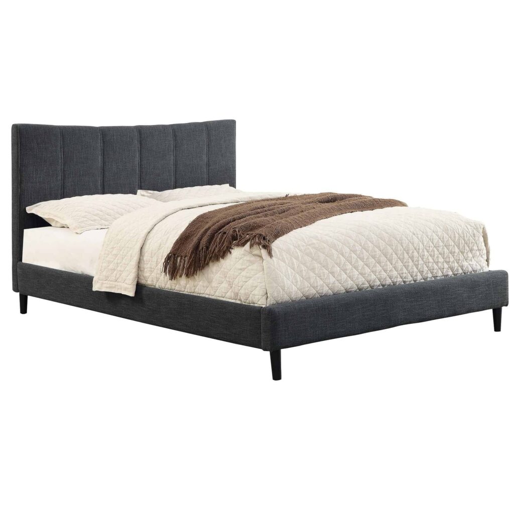 Rimo 60" Queen Platform Bed in Grey 101-268Q-GY 101 268Q GY