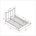 Rimo 60" Queen Platform Bed in Grey 101-268Q-GY 101 268Q GY LD