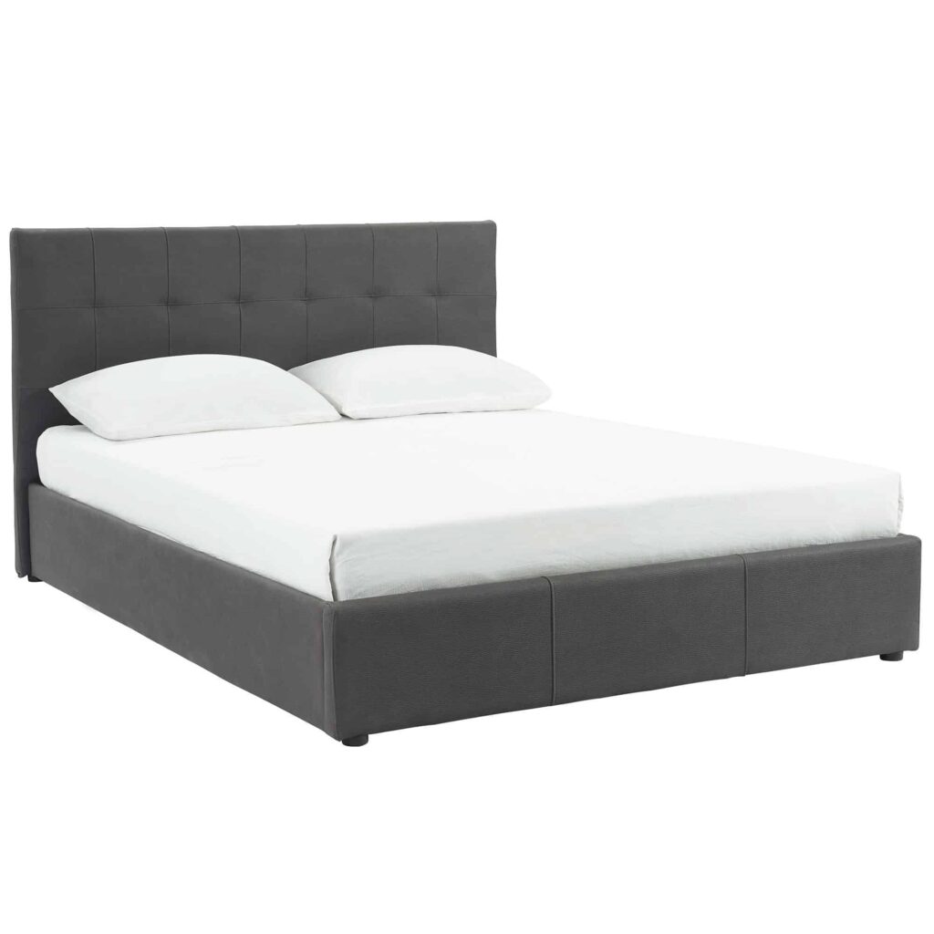 Extara 78" King Platform Bed w/Storage in Grey 101-277K-GY 101 277K GY