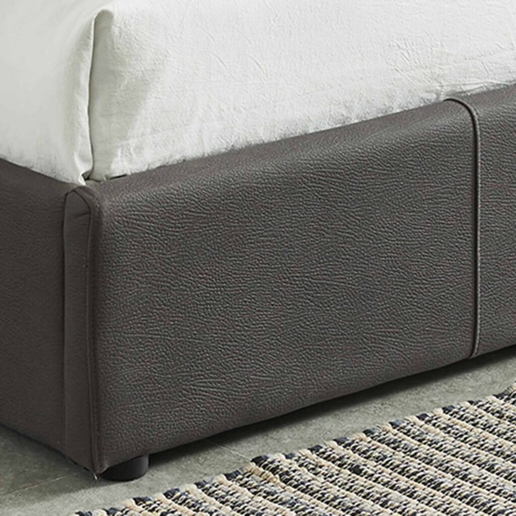 Extara 78" King Platform Bed w/Storage in Grey - Image 7