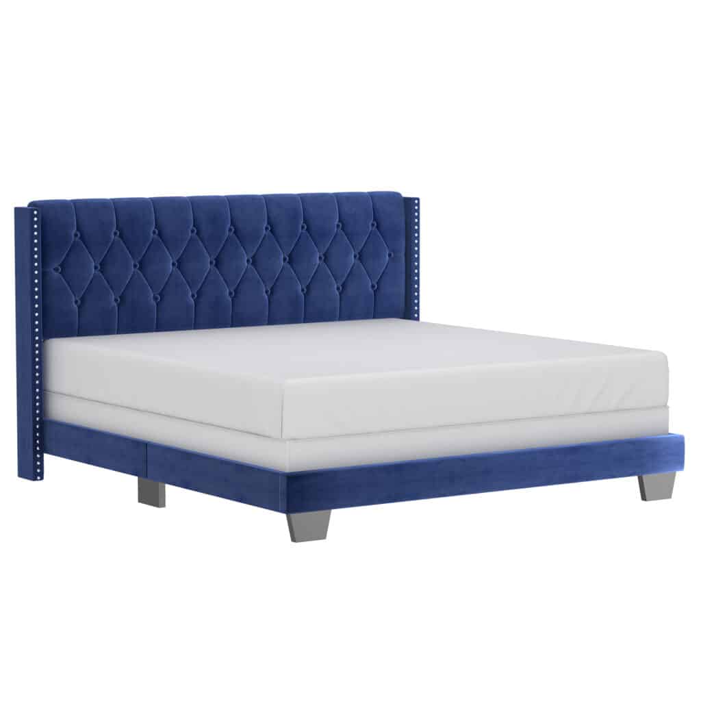 Gunner 78" King Bed in Blue