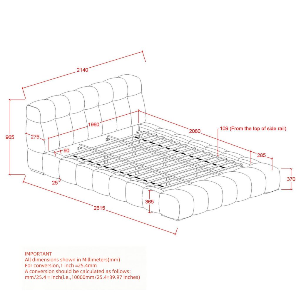 Pasha 78" King Platform Bed in Beige Pearl - Image 8