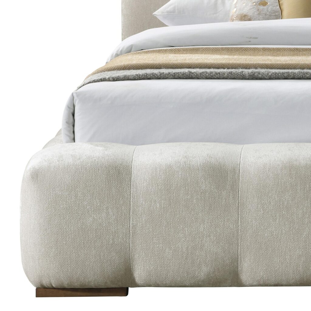 Pasha 60" Queen Platform Bed in Beige Pearl - Image 6