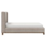 Isadora 78" King Platform Bed in Dark Beige 101-760K-DBG 101 760K DBG 3
