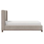 Isadora 60" Queen Platform Bed in Dark Beige 101-760Q-DBG 101 760Q DBG 3