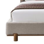 Isadora 60" Queen Platform Bed in Dark Beige 101-760Q-DBG 101 760Q DBG 5