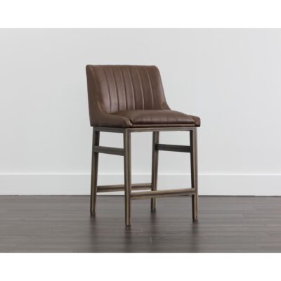 Halden Counter Stool - Vintage Cognac 7 Halden Counter Stool - Vintage Cognac 101745 101745 HALDEN ARMLESS COUNTER STOOL BROWN 5