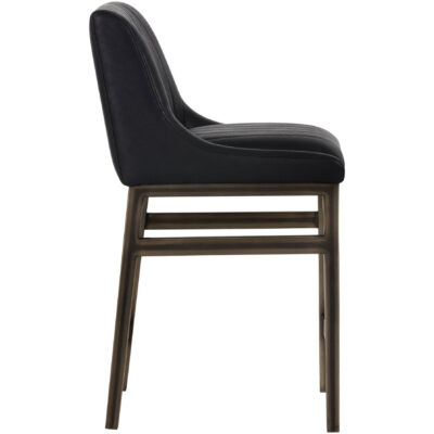 Halden Counter Stool - Vintage Black 5 Halden Counter Stool - Vintage Black 101746 101746 HALDEN ARMLESS COUNTER STOOL BLACK 2