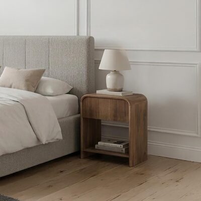 Amoli 1 Drawer Accent Table in Natural 102-069NAT 102 069NAT 1