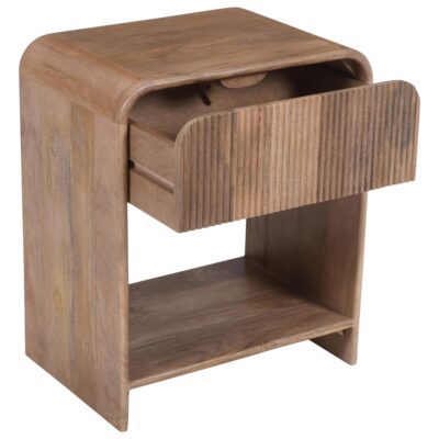 Amoli 1 Drawer Accent Table in Natural 102-069NAT 102 069NAT 2