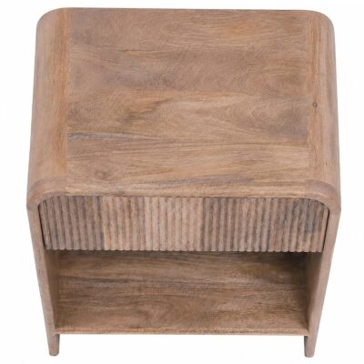 Amoli 1 Drawer Accent Table in Natural 102-069NAT 102 069NAT 4