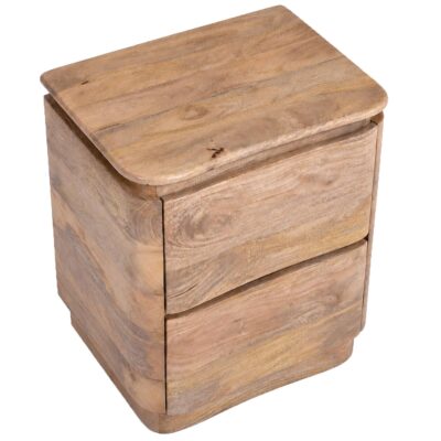 Akhila 2 Drawer Accent Table in Natural 12 Akhila 2 Drawer Accent Table in Natural 102-070NAT 102 070NAT 4