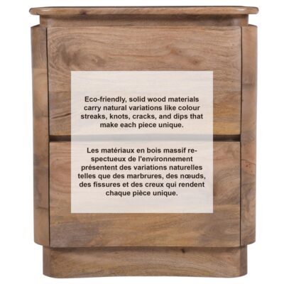Akhila 2 Drawer Accent Table in Natural 14 Akhila 2 Drawer Accent Table in Natural 102-070NAT 102 070NAT 6