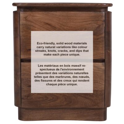 Akhila 2 Drawer Accent Table in Walnut 14 Akhila 2 Drawer Accent Table in Walnut 102-070WAL 102 070WAL 6