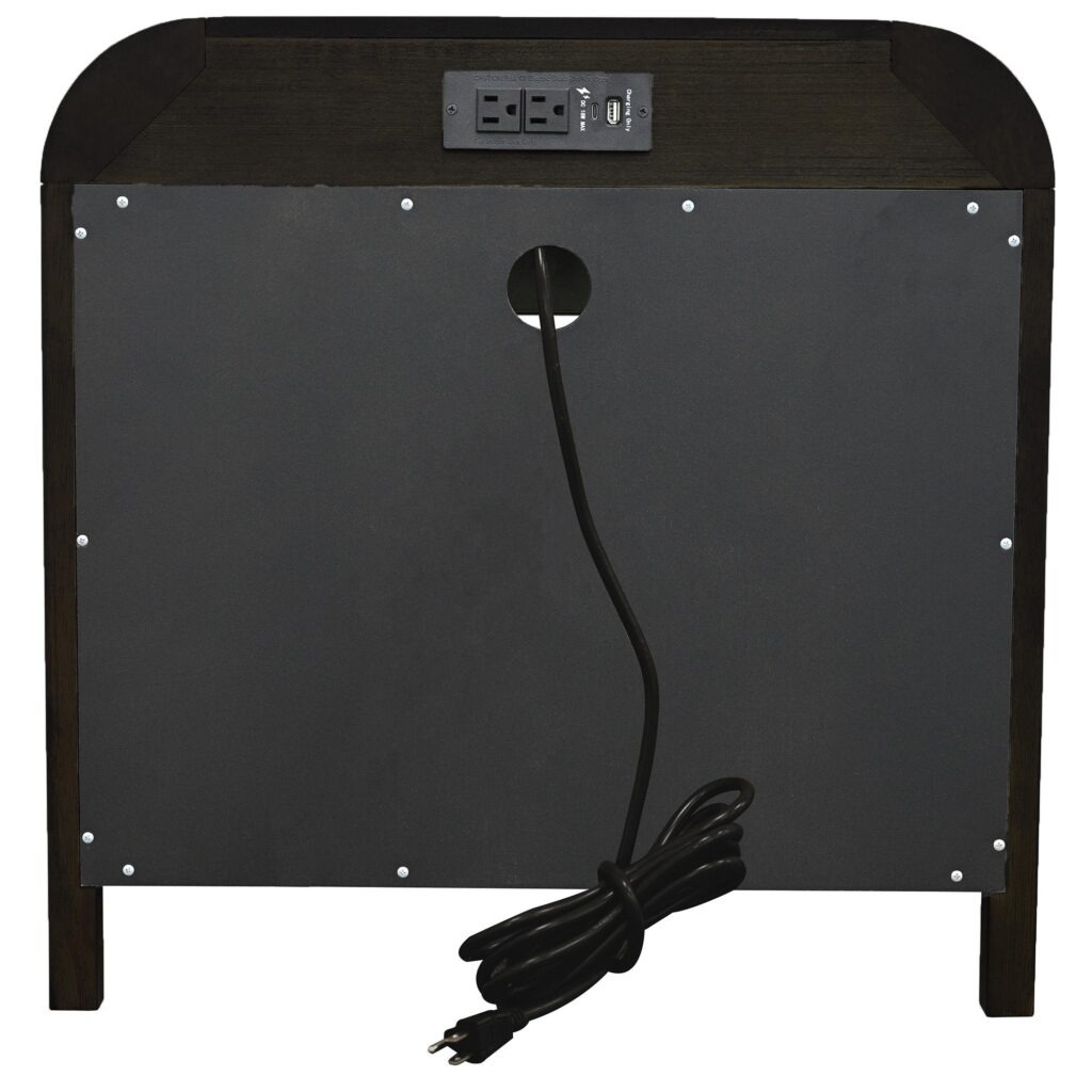 Bowman 1 Drawer Accent Table in Dark Walnut - Image 4