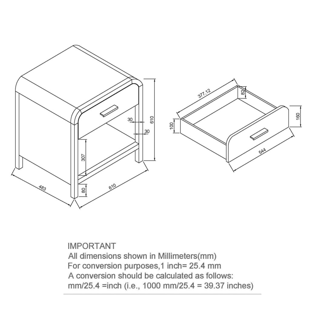 Bowman 1 Drawer Accent Table in Natural - Image 8