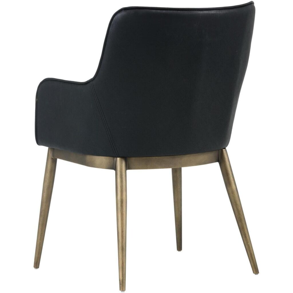 Franklin Dining Armchair - Vintage Black - Image 3