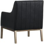 Wolfe Lounge Chair - Vintage Black 102582 102582 WOLFE LOUNGE CHAIR BLACK 3