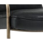 Lincoln Lounge Chair - Vintage Black 102583 102583 LINCOLN LOUNGE CHAIR BLACK 7
