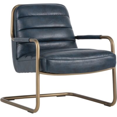 Lincoln Lounge Chair - Vintage Blue