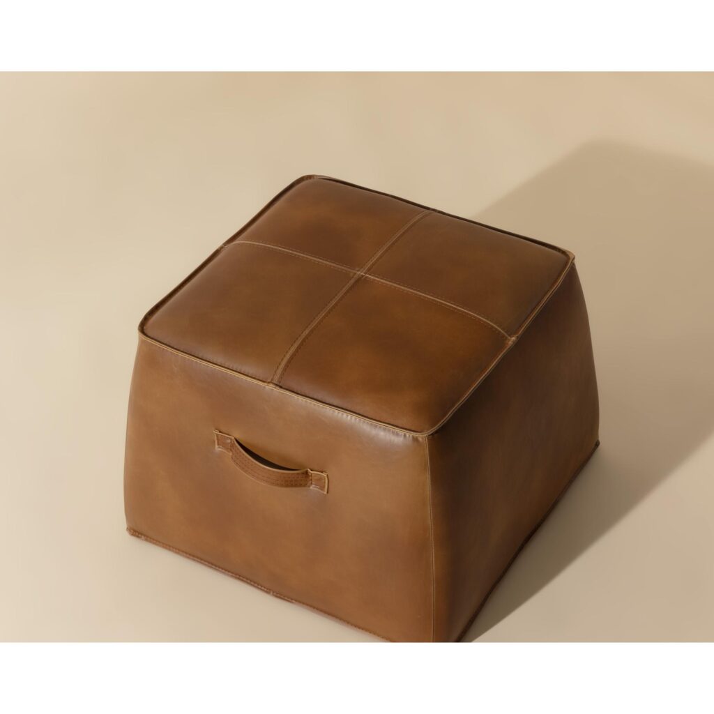 Aspen Ottoman - Tobacco Tan - Image 8