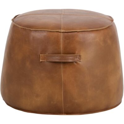 Mitchell Ottoman - Tobacco Tan