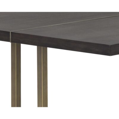 Jade Dining Table - Antique Brass - Dark Mango - 79" 10 Jade Dining Table - Antique Brass - Dark Mango - 79" 102928 102928 JADE DINING TABLE 6