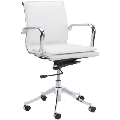 Chair Source 102990 MORGAN OFFICE CHAIR WHITE