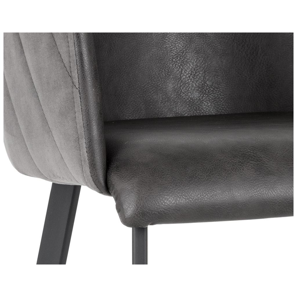 Griffin Barstool - Town Grey / Roman Grey 5 Griffin Barstool - Town Grey / Roman Grey - Image 5