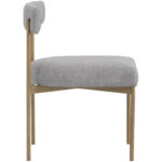 Seneca Dining Chair - Antique Brass - Arena Cement 103362 103362 SENECA DINING CHAIR 2
