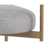 Seneca Dining Chair - Antique Brass - Arena Cement 103362 103362 SENECA DINING CHAIR 8