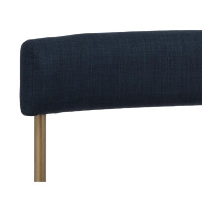 Seneca Dining Chair - Antique Brass - Arena Navy 12 Seneca Dining Chair - Antique Brass - Arena Navy 103363 103363 SENECA DINING CHAIR 7