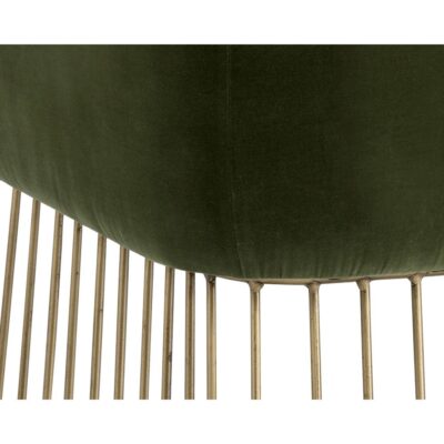 Gala Dining Armchair - Forest Green 103499 103499 GALA DINING CHAIR 8