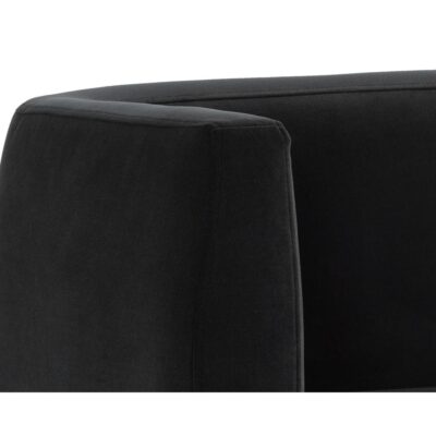 Gala Dining Armchair - Shadow Grey 103526 103526 GALA DINING CHAIR ANTIQUE BRASS SHADOW GREY FABRIC 7