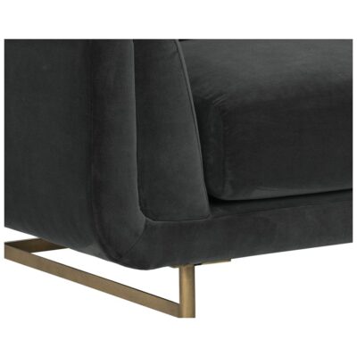 Veera Sofa - Shadow Grey 9 Veera Sofa - Shadow Grey 103641 103641 VEERA SOFA ANTIQUE BRASS SHADOW GREY FABRIC 6