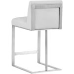 Dean Counter Stool - Stainless Steel - Cantina White 103717 103717 DEAN COUNTER STOOL WHITE 3