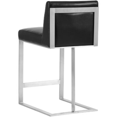Dean Counter Stool - Stainless Steel - Cantina Black 7 Dean Counter Stool - Stainless Steel - Cantina Black 103718 103718 DEAN COUNTER STOOL BLACK 2