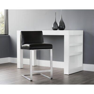 Dean Counter Stool - Stainless Steel - Cantina Black 8 Dean Counter Stool - Stainless Steel - Cantina Black 103718 103718 DEAN COUNTER STOOL BLACK 5