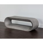 Capsule Bench - Grey 103753 103753 CAPSULE BENCH CONCRETE 5 1