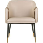 Carter Dining Armchair - Napa Beige / Napa Tan 103789 103789 CARTER ARMCHAIR 1