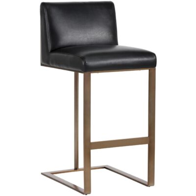 Dean Barstool - Antique Brass - Cantina Black 14 Dean Barstool - Antique Brass - Cantina Black 103798 103798 DEAN BARSTOOL ANTIQUE BRASS CANTINA BLACK